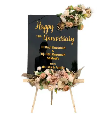 Papan Bunga Akrilik Dawarblandong