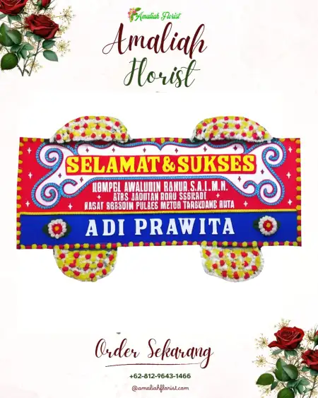 Papan Bunga Ucapan Selamat Dawarblandong